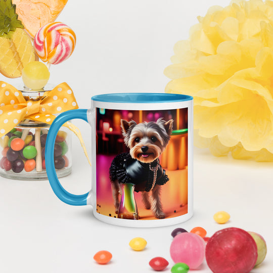 Yorkipoo General- Mug with Color Inside v5