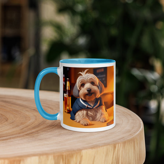 Yorkipoo General- Mug with Color Inside v7