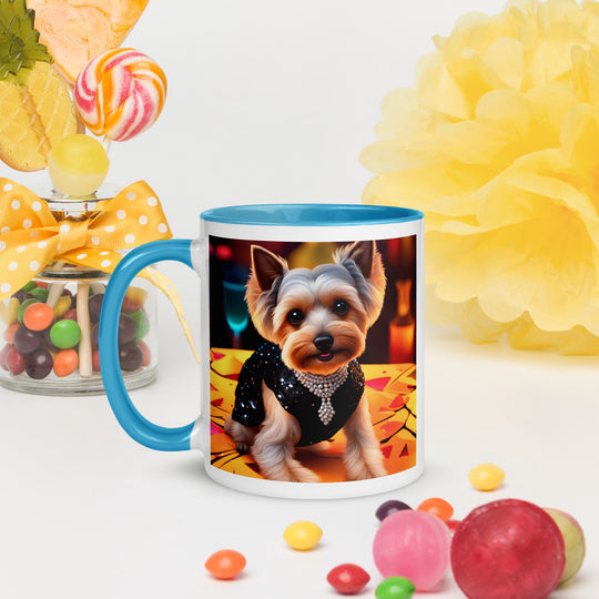 Yorkipoo General- Mug with Color Inside v6