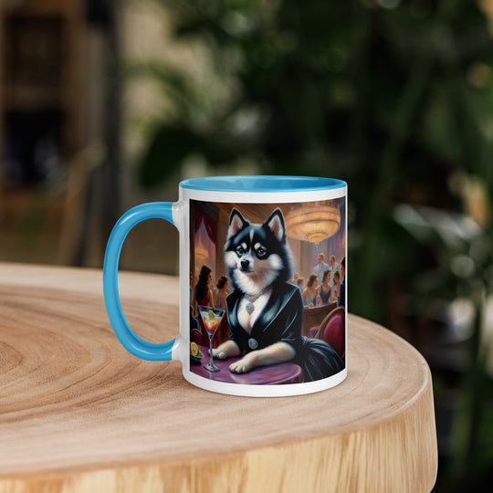 Pomsky General- Mug with Color Inside v5