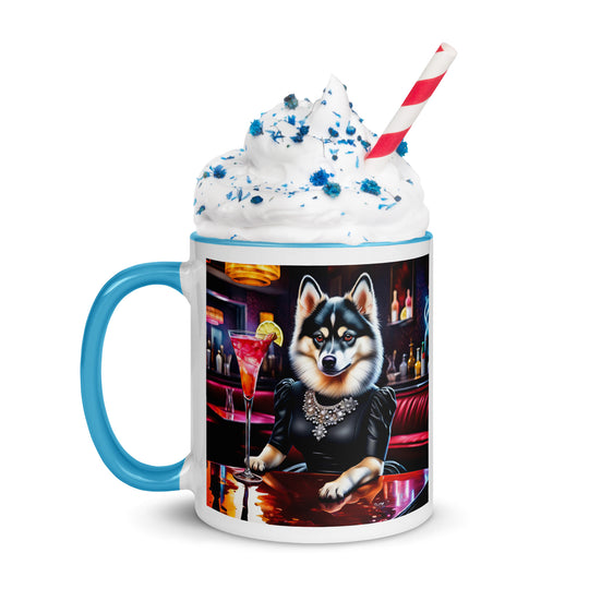 Pomsky General- Mug with Color Inside v10