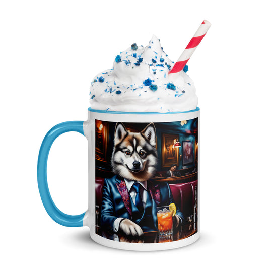 Pomsky General- Mug with Color Inside v11