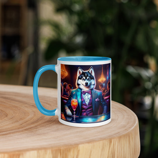 Pomsky General- Mug with Color Inside v12