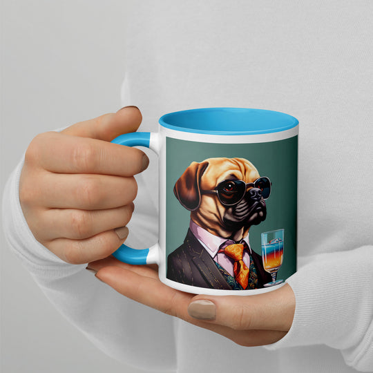 Puggle General- Mug with Color Inside