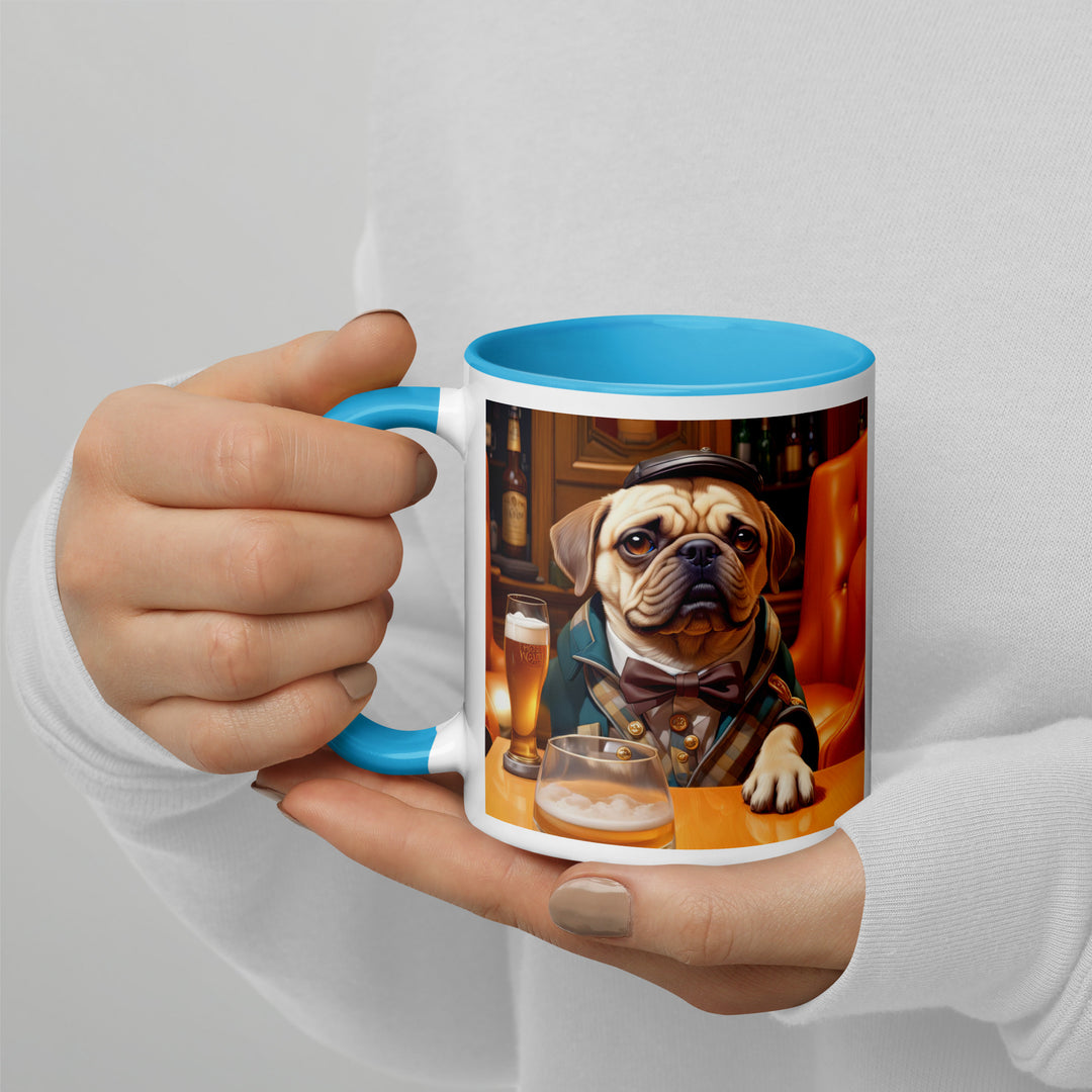 Puggle General- Mug with Color Inside v2