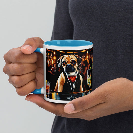 Puggle General- Mug with Color Inside v7