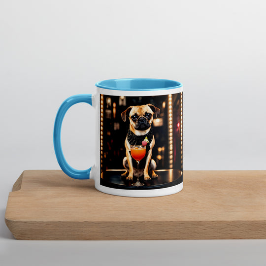 Puggle General- Mug with Color Inside v13