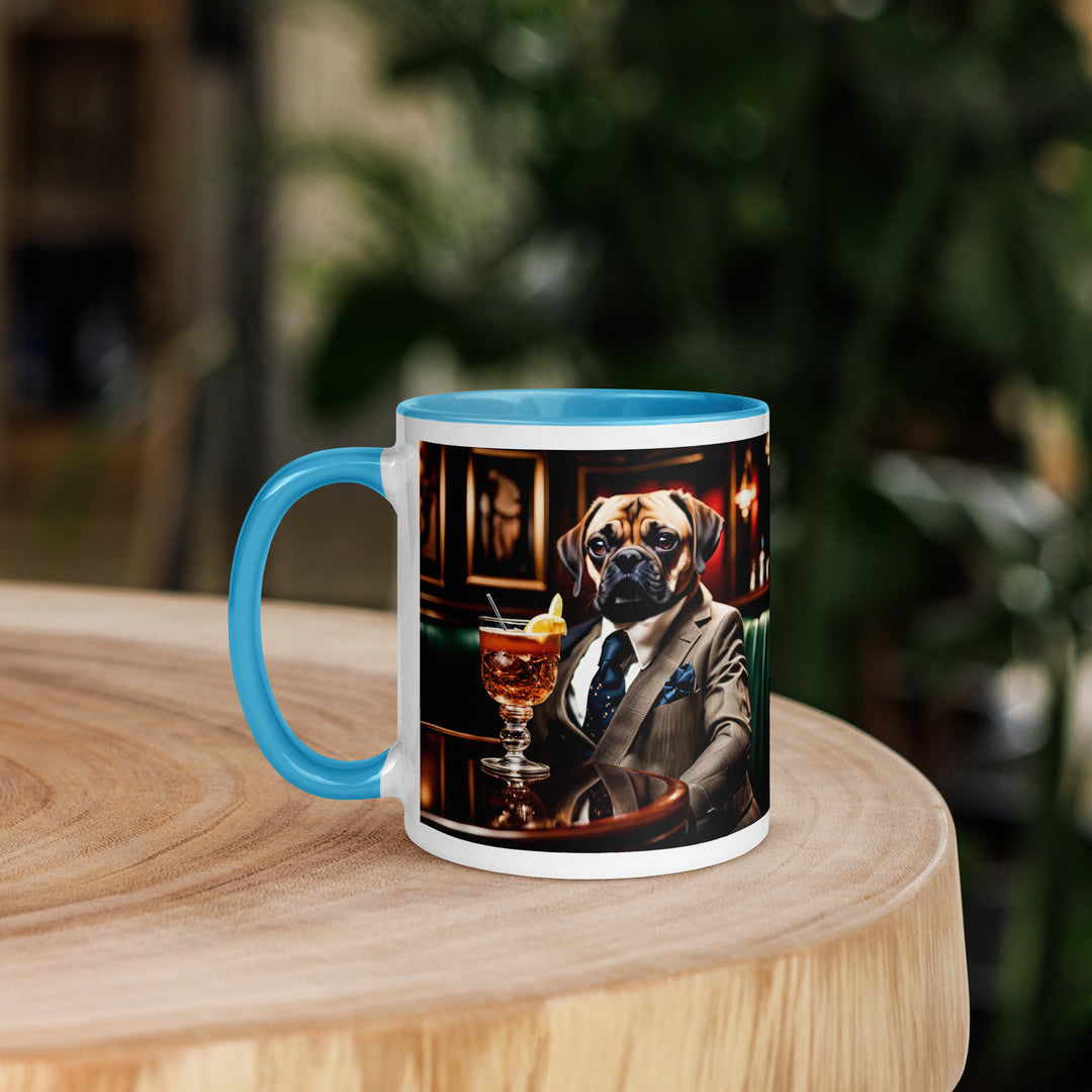 Puggle General- Mug with Color Inside v14