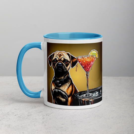 Puggle General- Mug with Color Inside v17