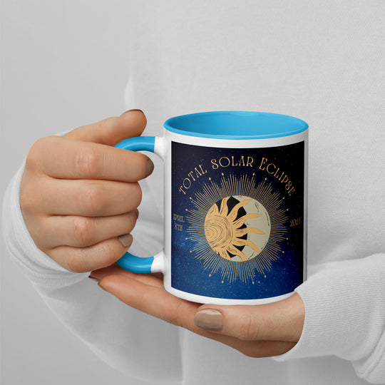 Goldendoodle Eclipse- Mug with Color Inside v2