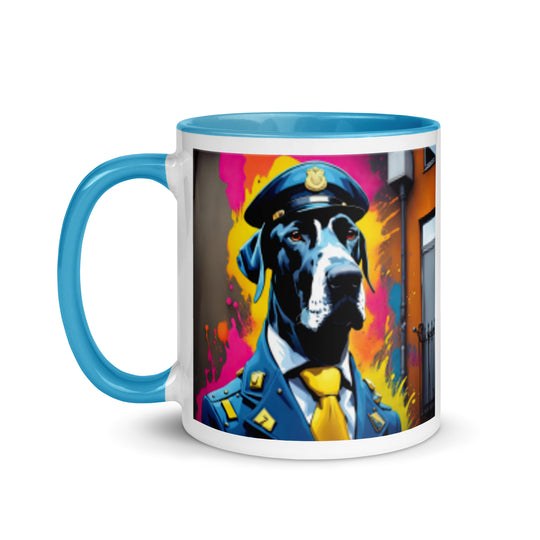 Great Dane- Mug with Color Inside v5
