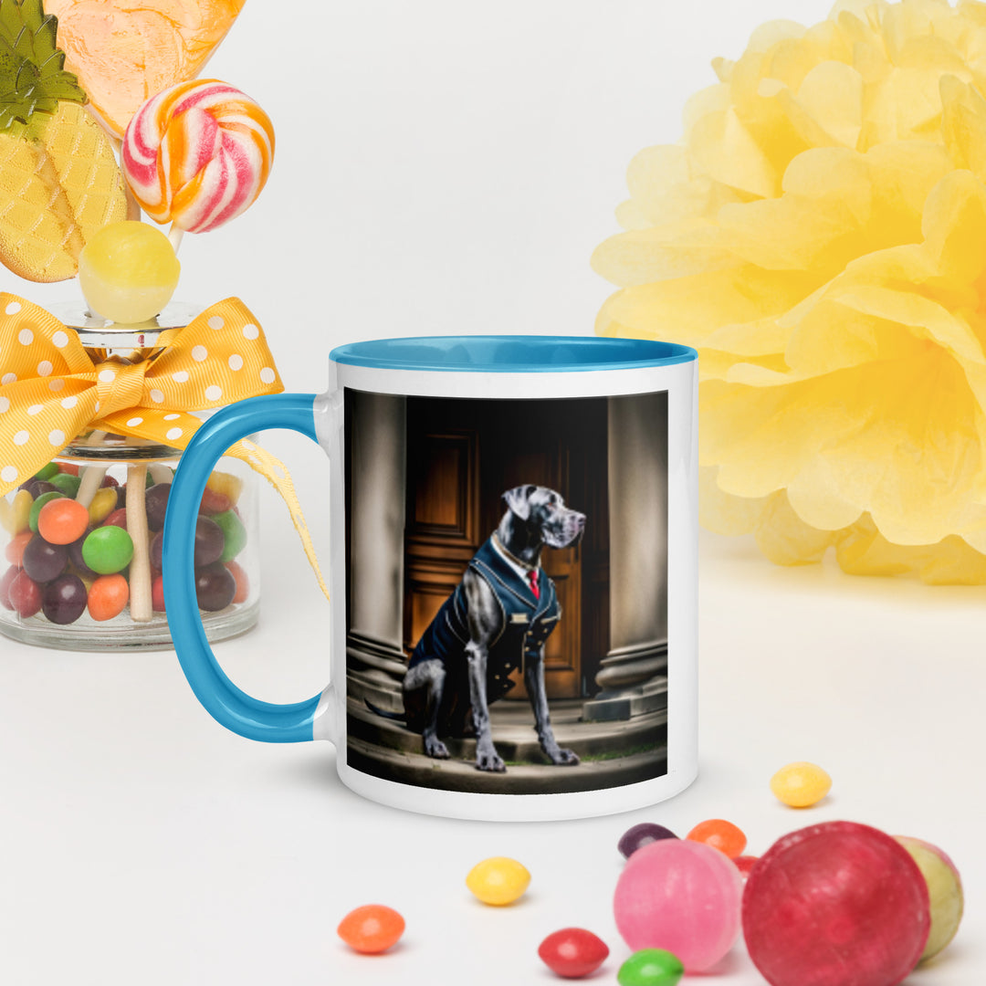 Great Dane- Mug with Color Inside v4