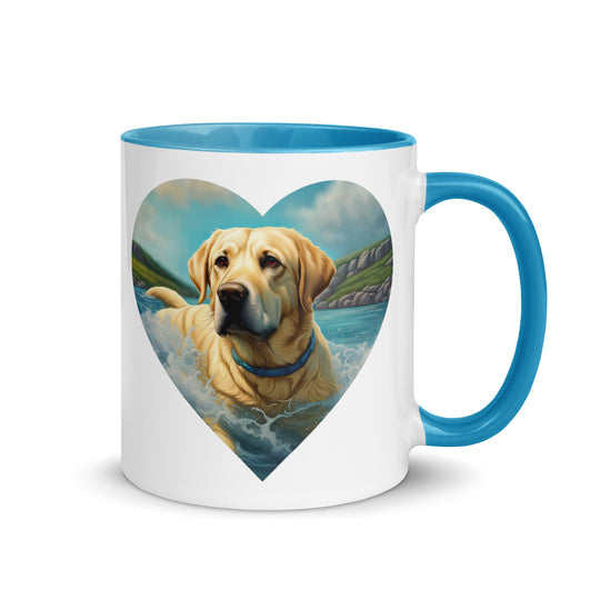 Mug with Color Inside-Labrador Retriever V21