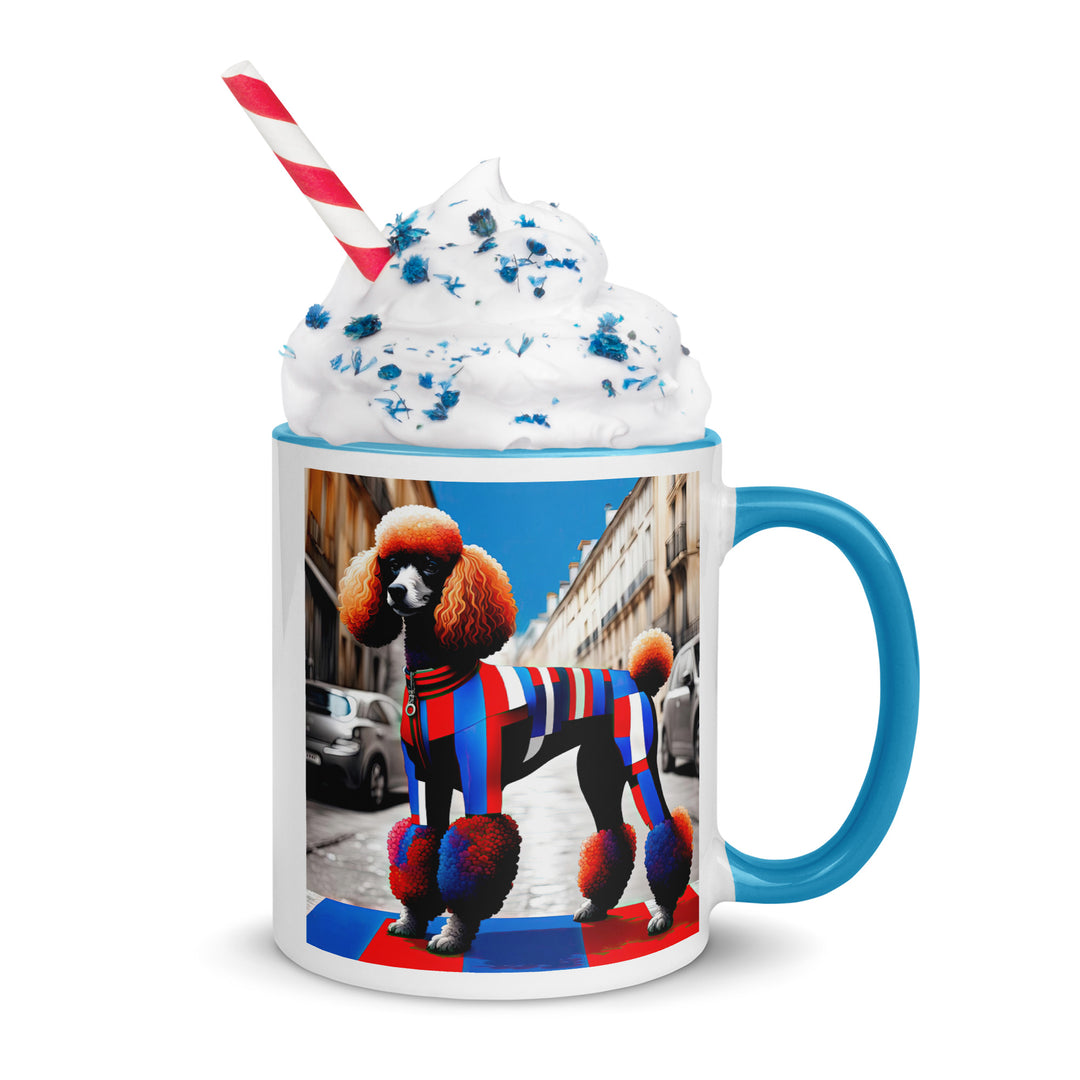 Poodle- Mug with Color Inside