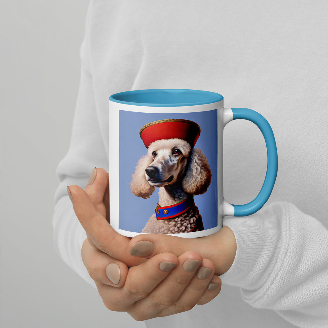Poodle- Mug with Color Inside v3