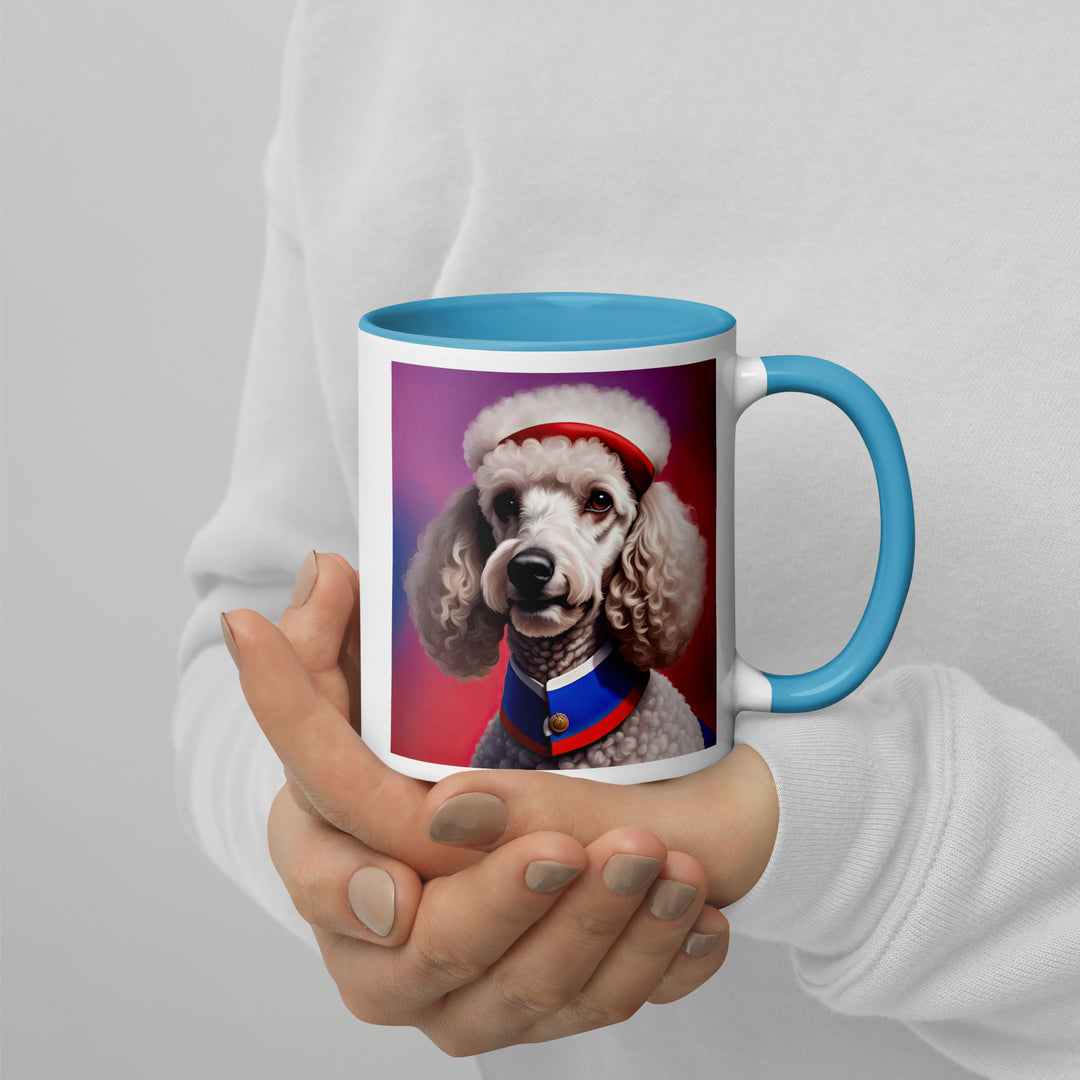 Poodle- Mug with Color Inside v5
