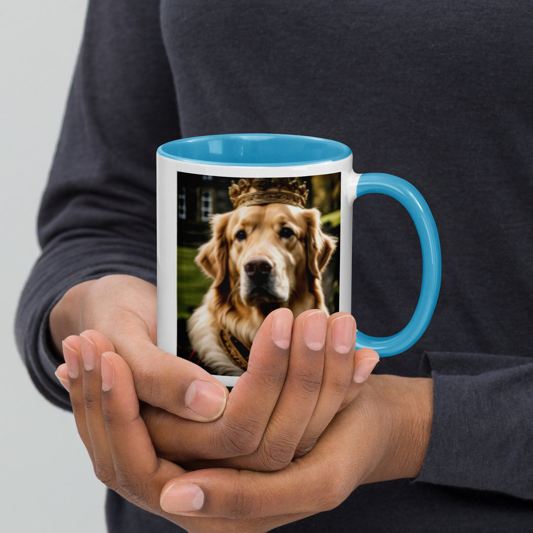 Golden Retriever- Mug with Color Inside V2