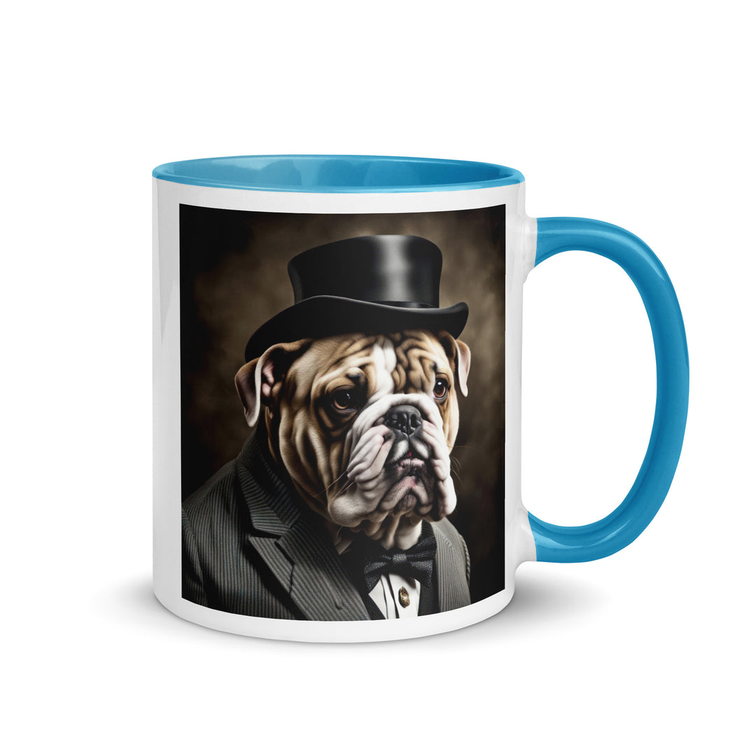 Bulldog- Mug with Color Inside