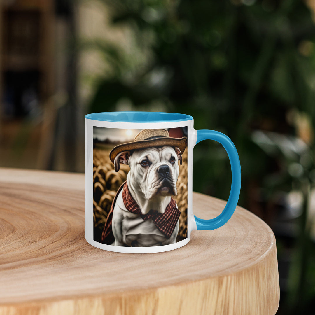 American Bulldog- Mug with Color Inside v3