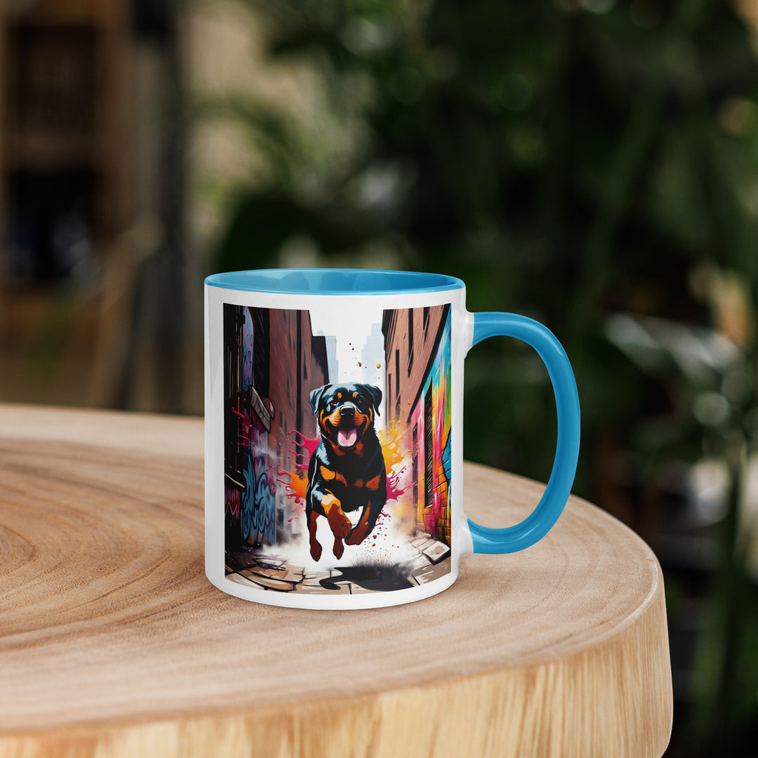 Rottweiler- Mug with Color Inside