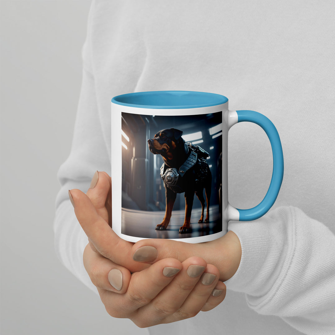 Rottweiler- Mug with Color Inside v2