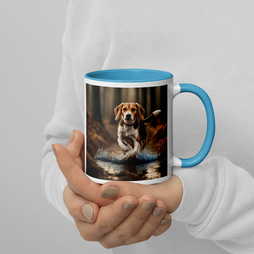 Beagle- Mug with Color Inside v3