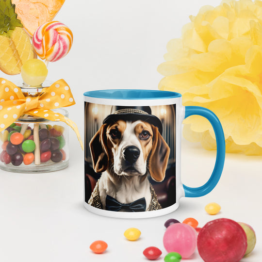 Beagle- Mug with Color Inside v4