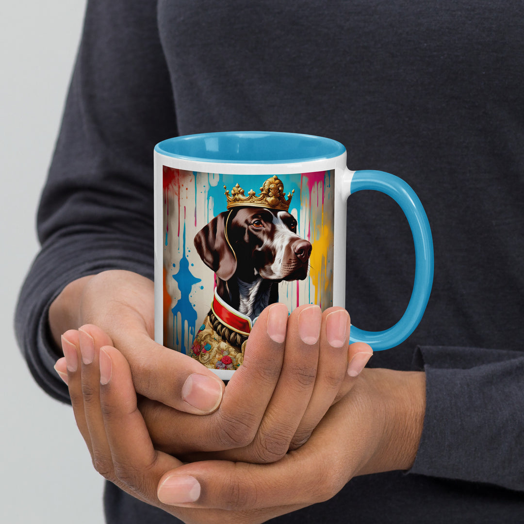 German Shorthaired Pointer- Mug with Color Inside
