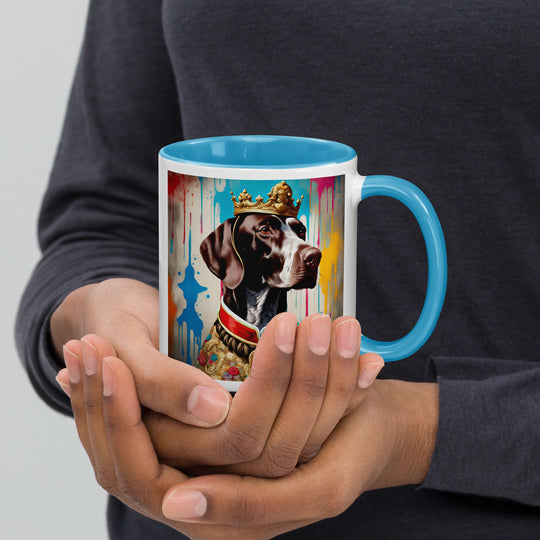 German Shorthaired Pointer- Mug with Color Inside