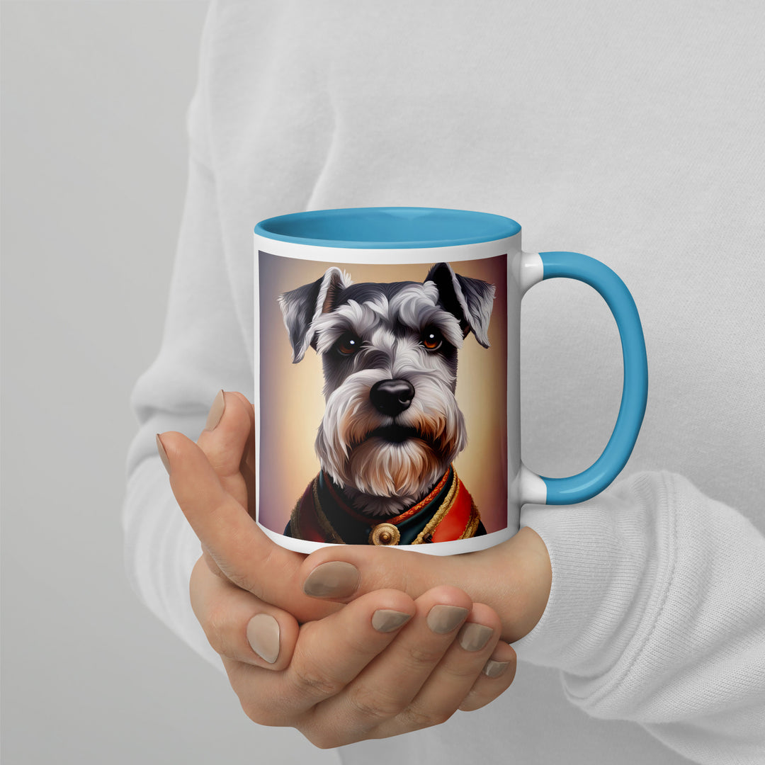 Miniature Schnauzer- Mug with Color Inside