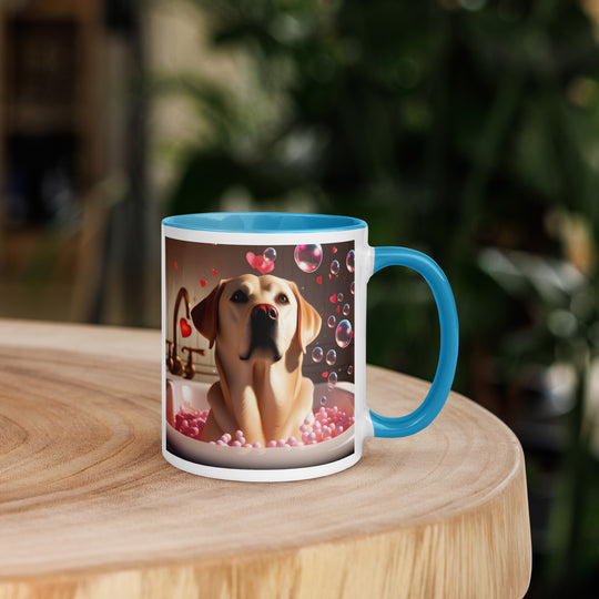 Labrador Retriever Romantic- Mug with Color Inside