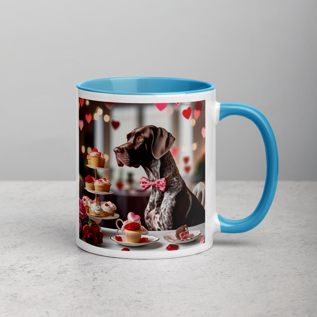 German Shorthaired Pointer Romantic- Mug with Color Inside