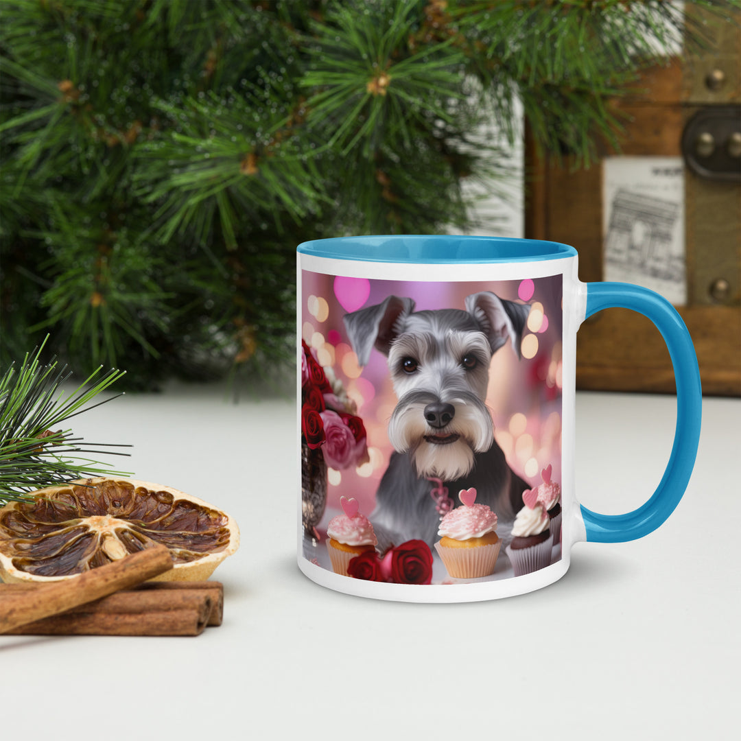 Miniature Schnauzer Romantic- Mug with Color Inside