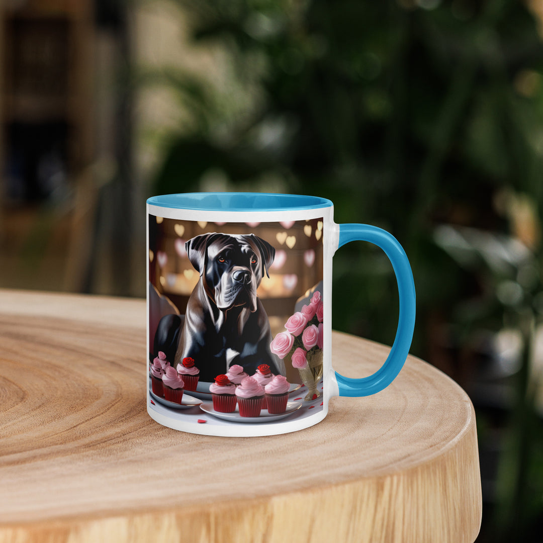 Cane Corso Romantic- Mug with Color Inside v2