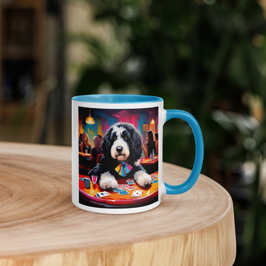 Bernedoodle General- Mug with Color Inside v5