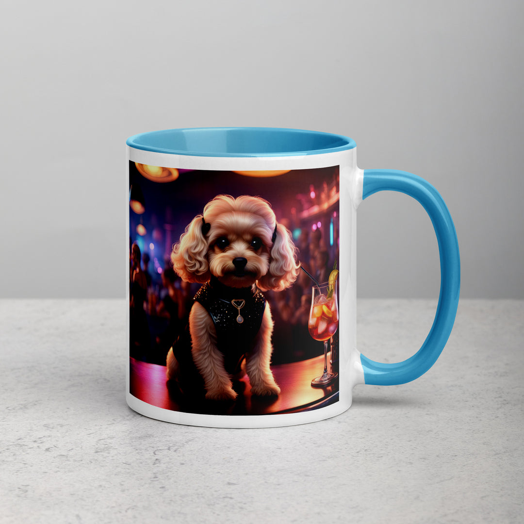 Cavapoo General- Mug with Color Inside v19