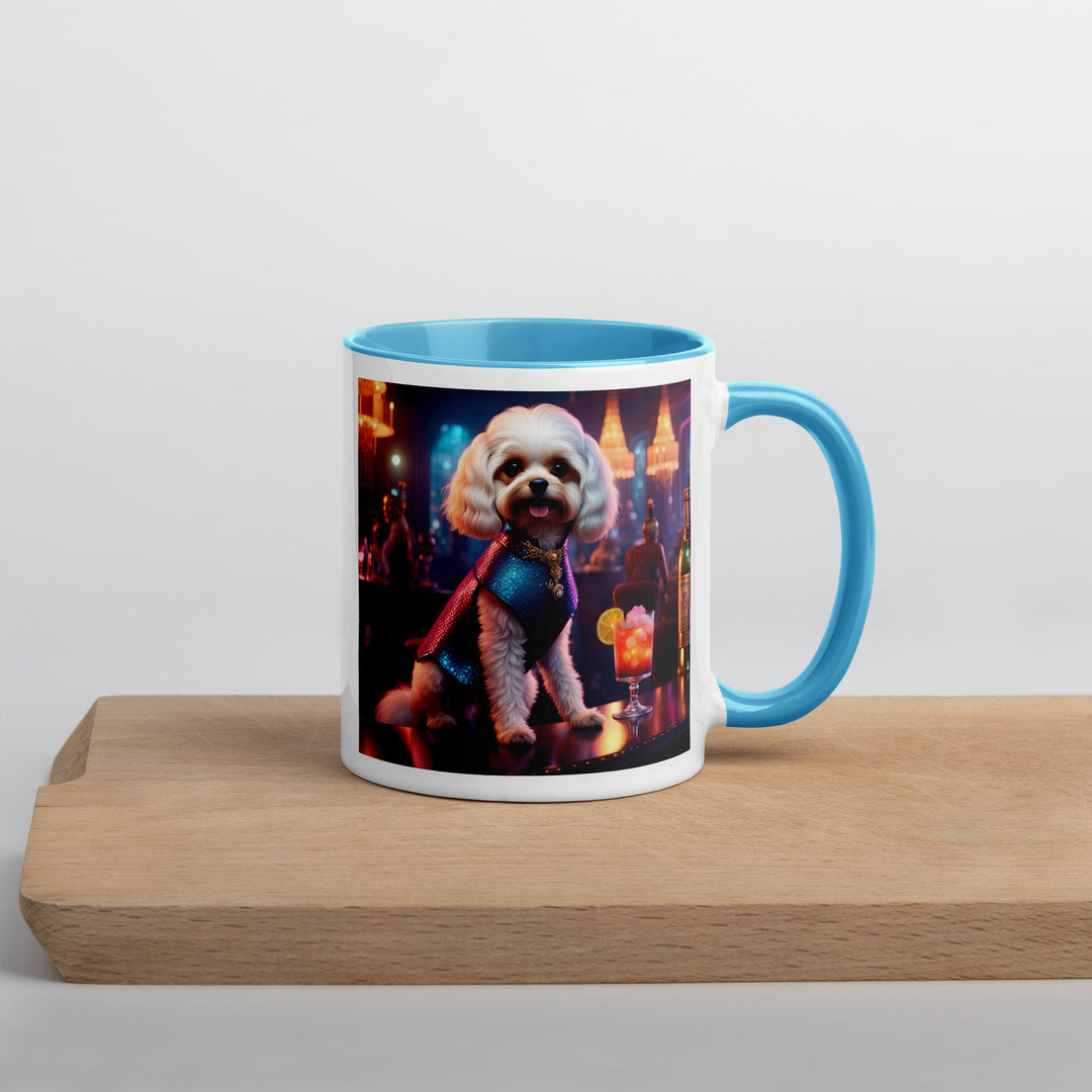 Cavapoo General- Mug with Color Inside v23