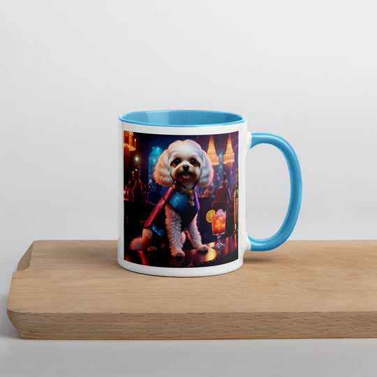 Cavapoo General- Mug with Color Inside v23