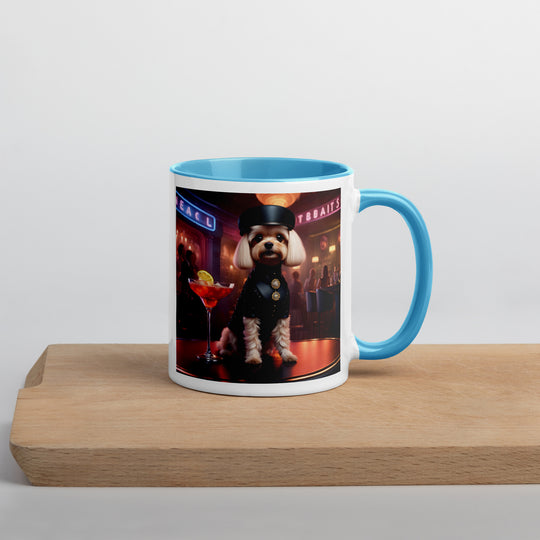 Cavapoo General- Mug with Color Inside v27