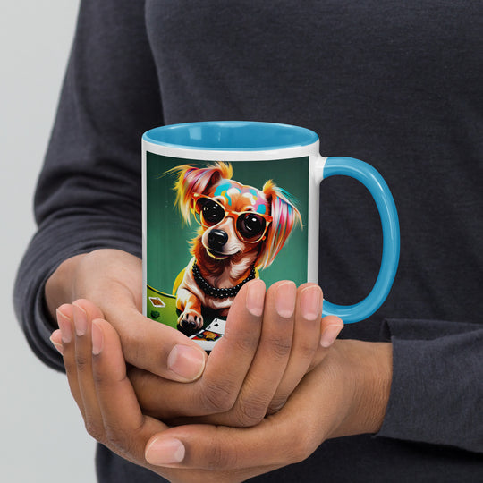 Chiweenie General- Mug with Color Inside v7