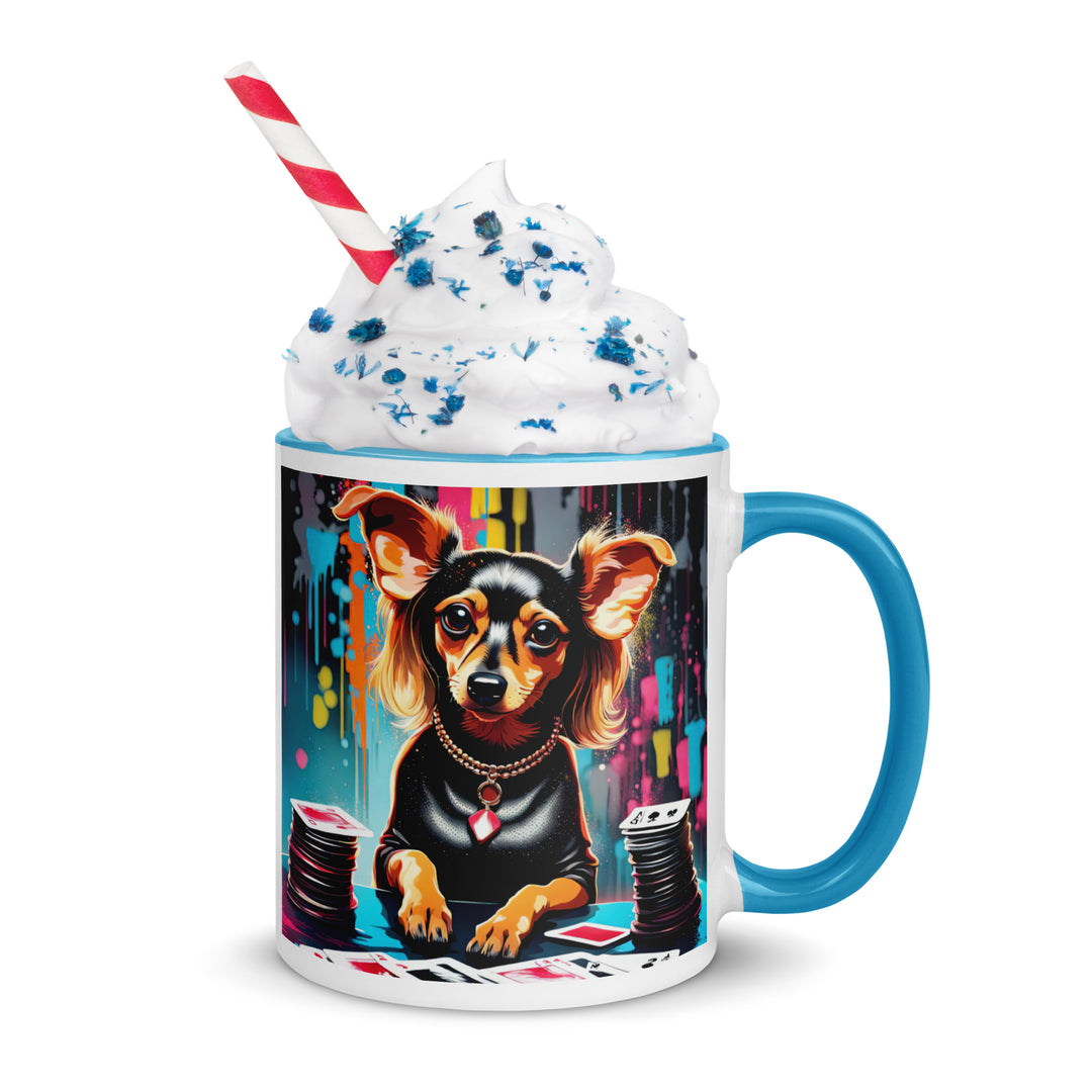 Chiweenie General- Mug with Color Inside v9