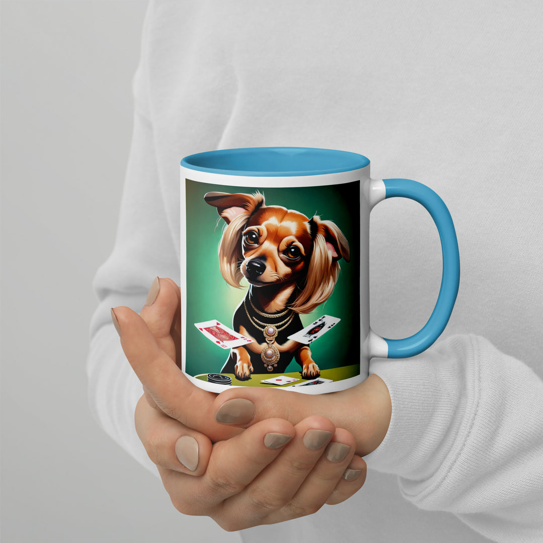 Chiweenie General- Mug with Color Inside v10