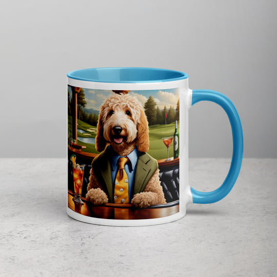 Goldendoodle- Mug with Color Inside v4