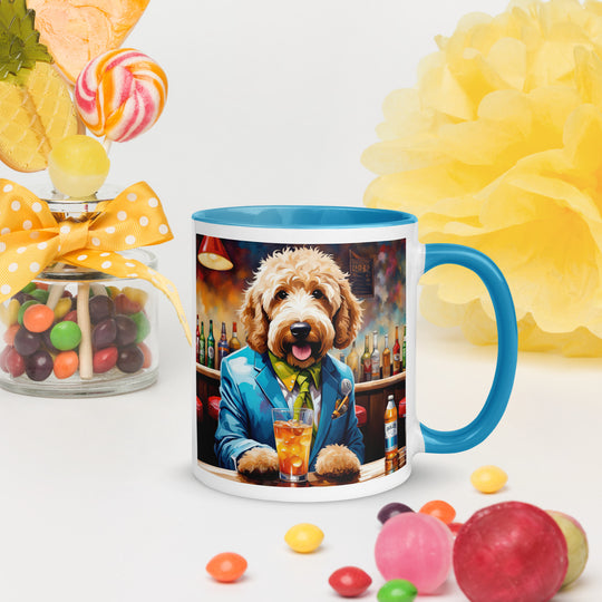 Goldendoodle- Mug with Color Inside v6