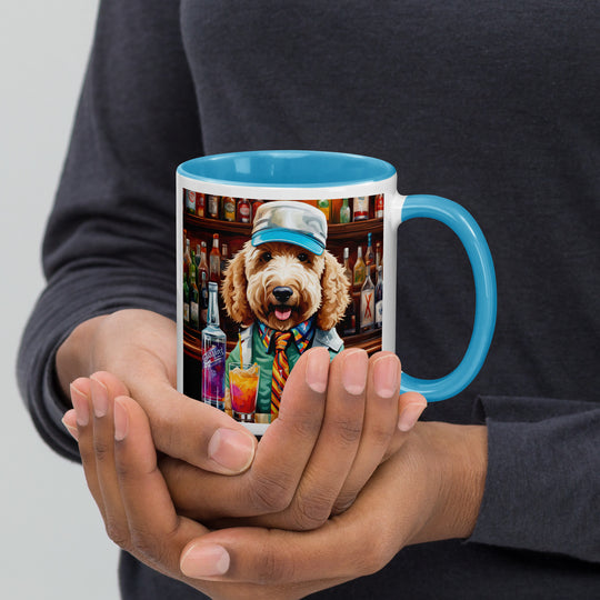 Goldendoodle- Mug with Color Inside v8