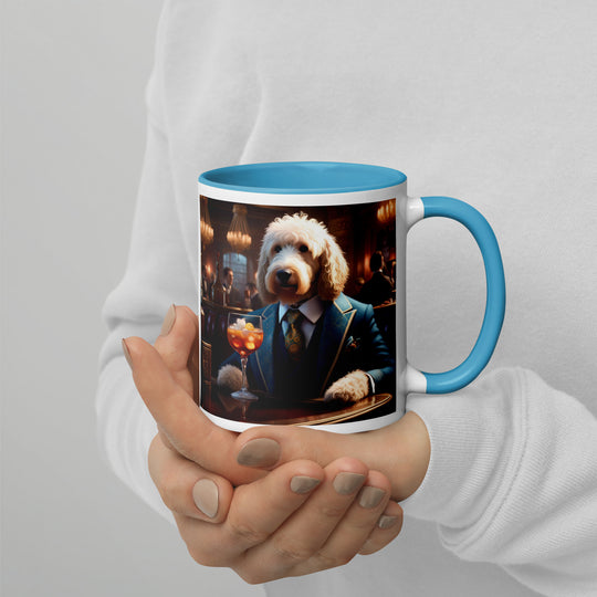 Goldendoodle- Mug with Color Inside v11