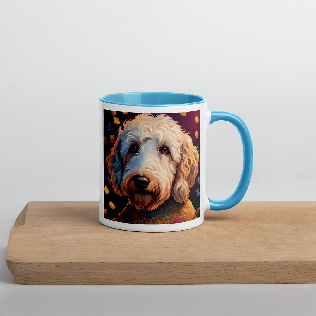 Goldendoodle- Mug with Color Inside v12