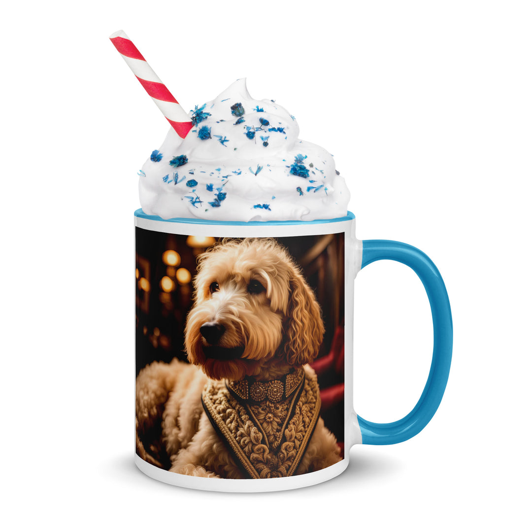 Goldendoodle- Mug with Color Inside v13