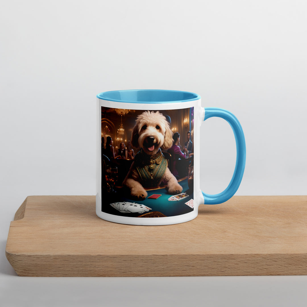 Goldendoodle- Mug with Color Inside v18