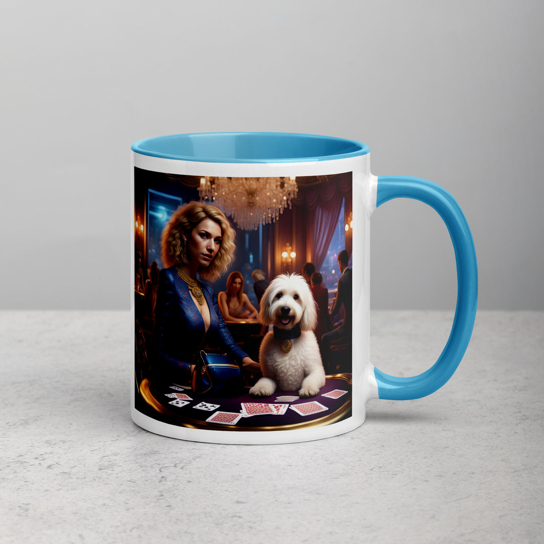 Goldendoodle- Mug with Color Inside v22